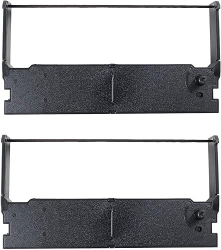 EPSON ERC-32 "Paquete de dos" Sam4s ER-5115II - Cinta, tinta, cartucho compatible con TEC MA-1350, MA-1530, MA-1535, ERC-32, ERC32, Epson M820,