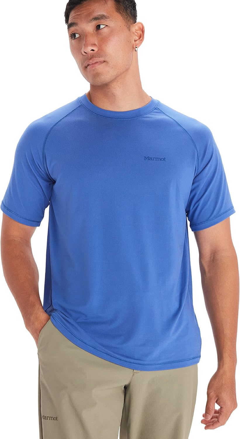 MARMOT Men's Windridge Moisture-Wicking, Eco-Friendly, Breathable, UPF Short Sleeve Shirt