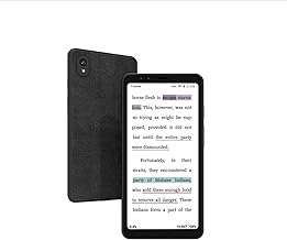 Bigme Color E-Ink Screen Mobile HiBreak, 6G+128GB Android 11 Smartphone, 36-Level Front Light, USB-C, 3300mAh Battery, 5+13MP Camera - Black