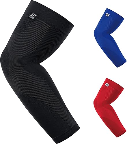 Miniatura 10 de LP SUPPORT 251Z - Manga de compresión para hombresmujeresjóvenes atletas, tendinitis, artritis, entrenamiento, fitness, baloncesto