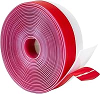 Vista 10 de TORRAMI Burlete de Silicona Ancho de 3 Pulgadas de Ancho y 20 Pies de Largo, Sello Tapón de Corrientes de Aire para Puerta de Granero y Garaje Blanco