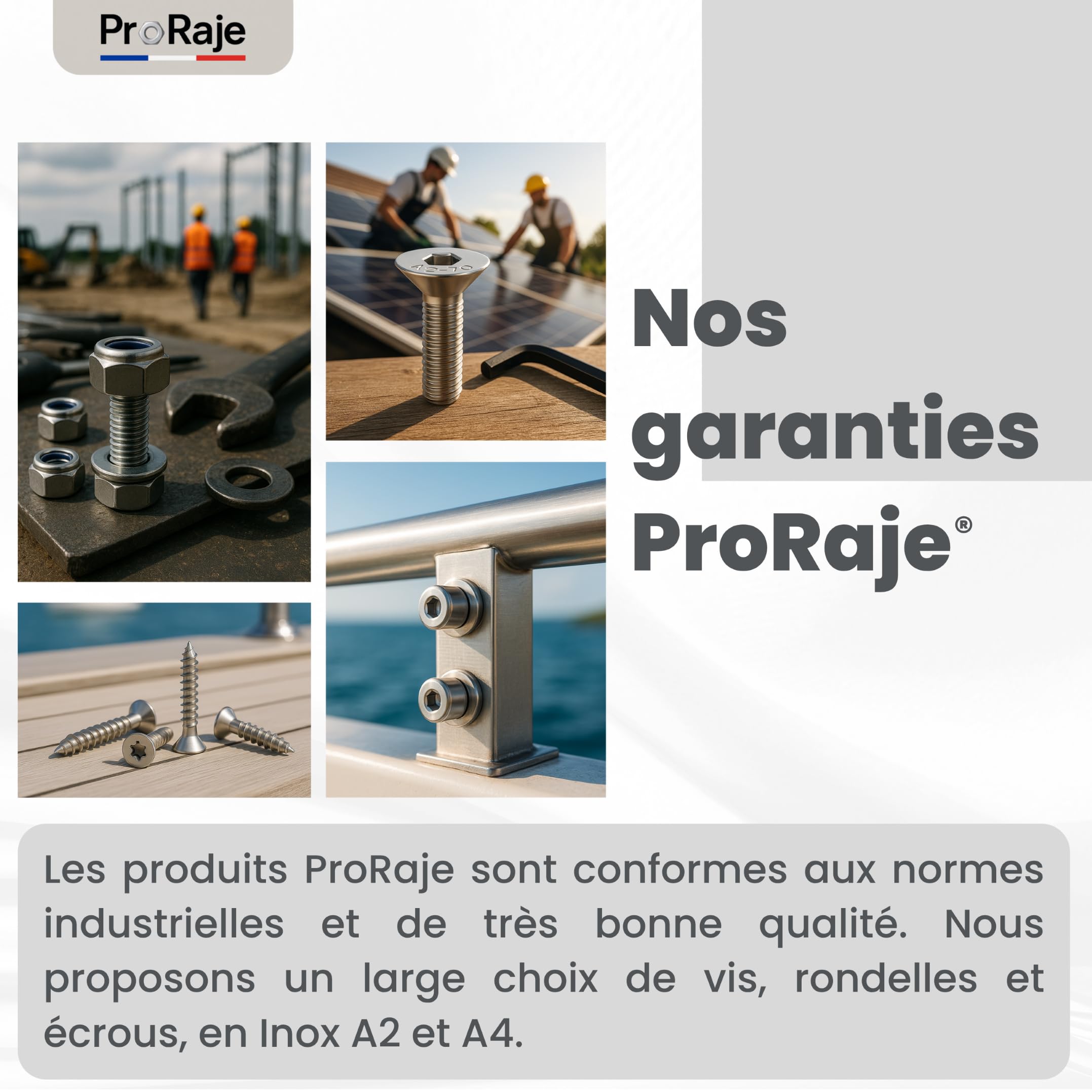 Vis de terrasse INOX A2 : 5x60 mm tête fraisée réduite TORX Ø 5 x 60mm | Vis à bois 60 mm terrasses/planches/bardages | Acier Inoxydable A2 (V2A/304) | 1 embout inclus : LOT DE 200 Pcs