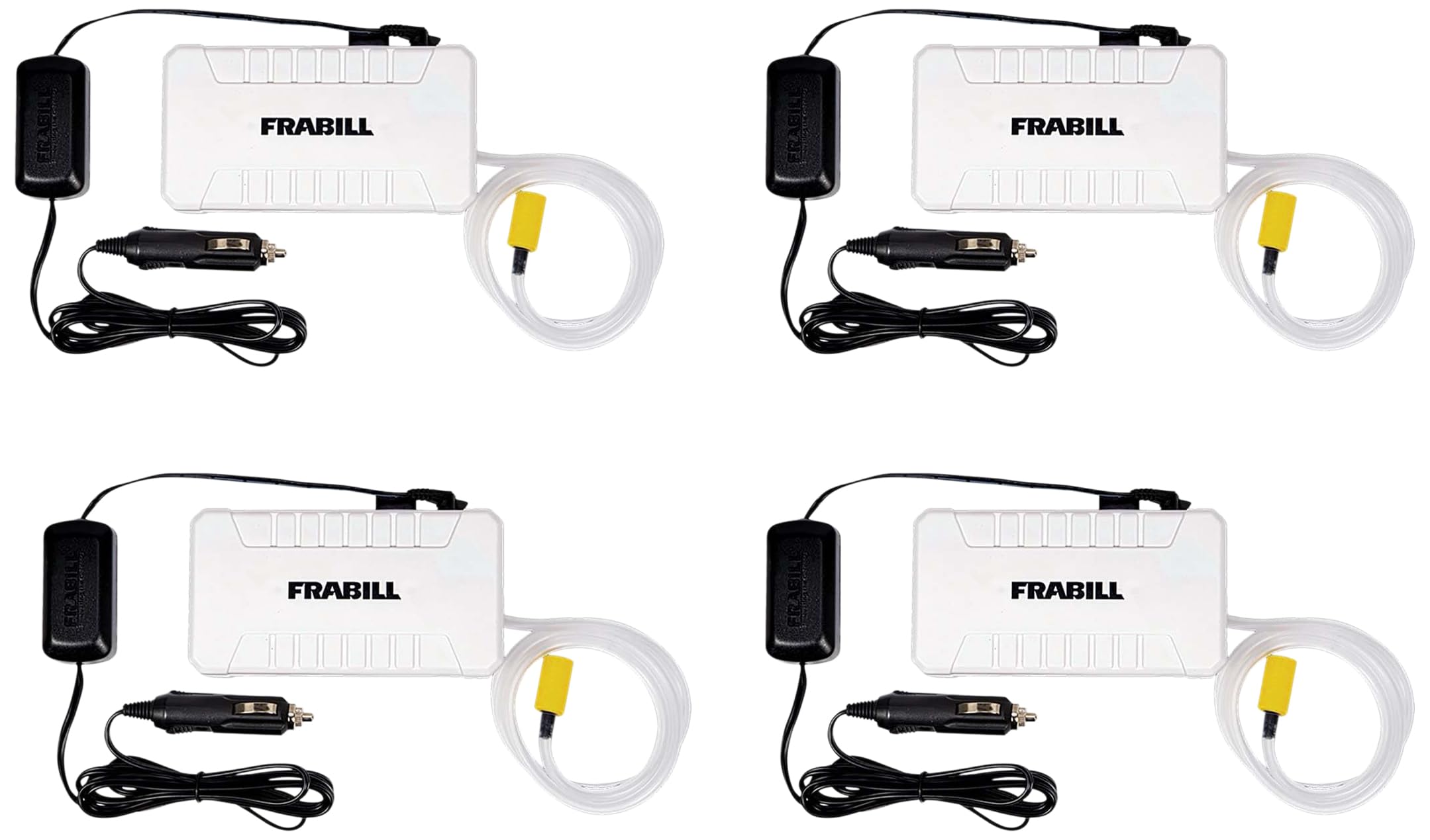 Frabill Magnum Bait Station Replacement Aerator, White (Pack of 4)