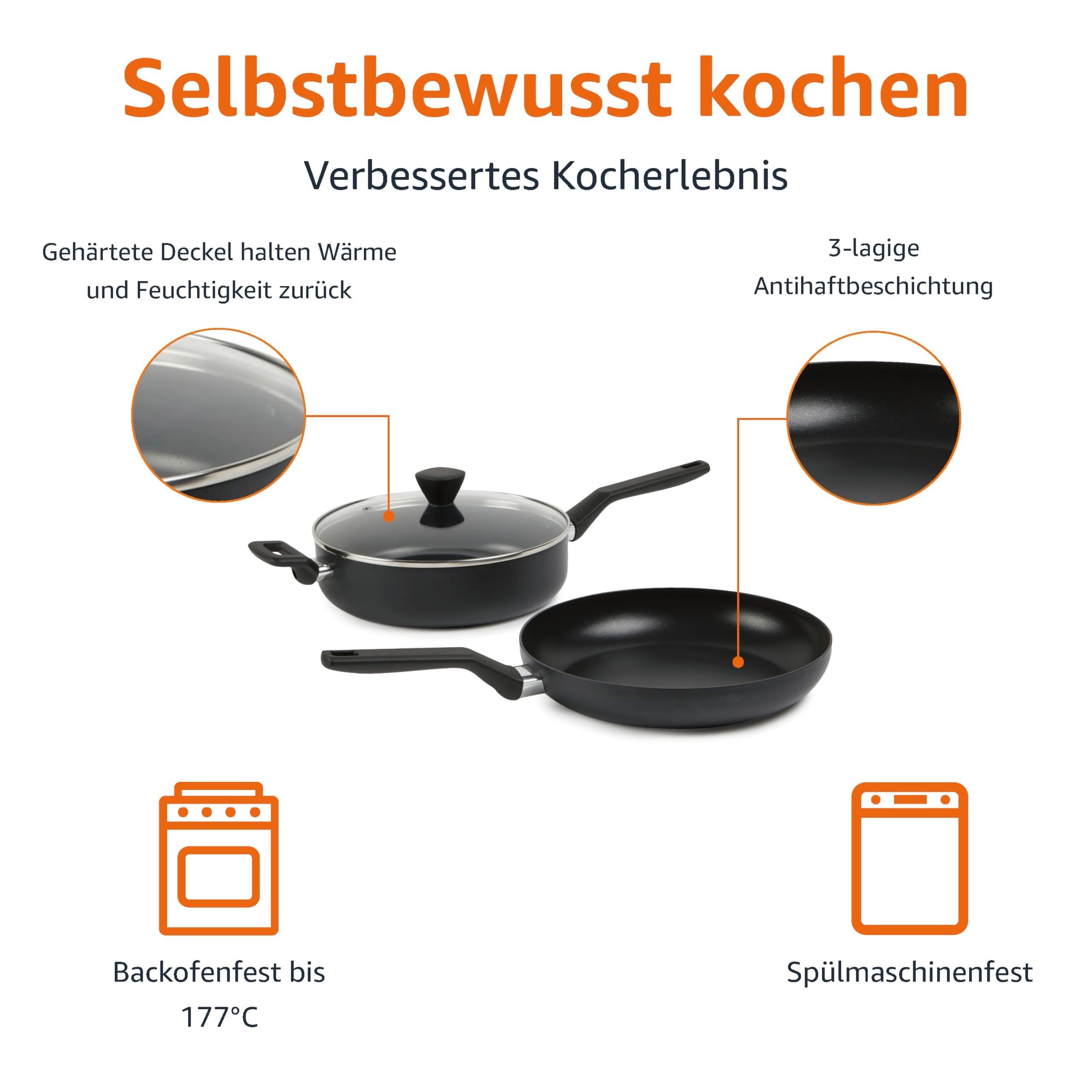 Amazon Basics 10-teilig Harteloxiertes – Bild 3