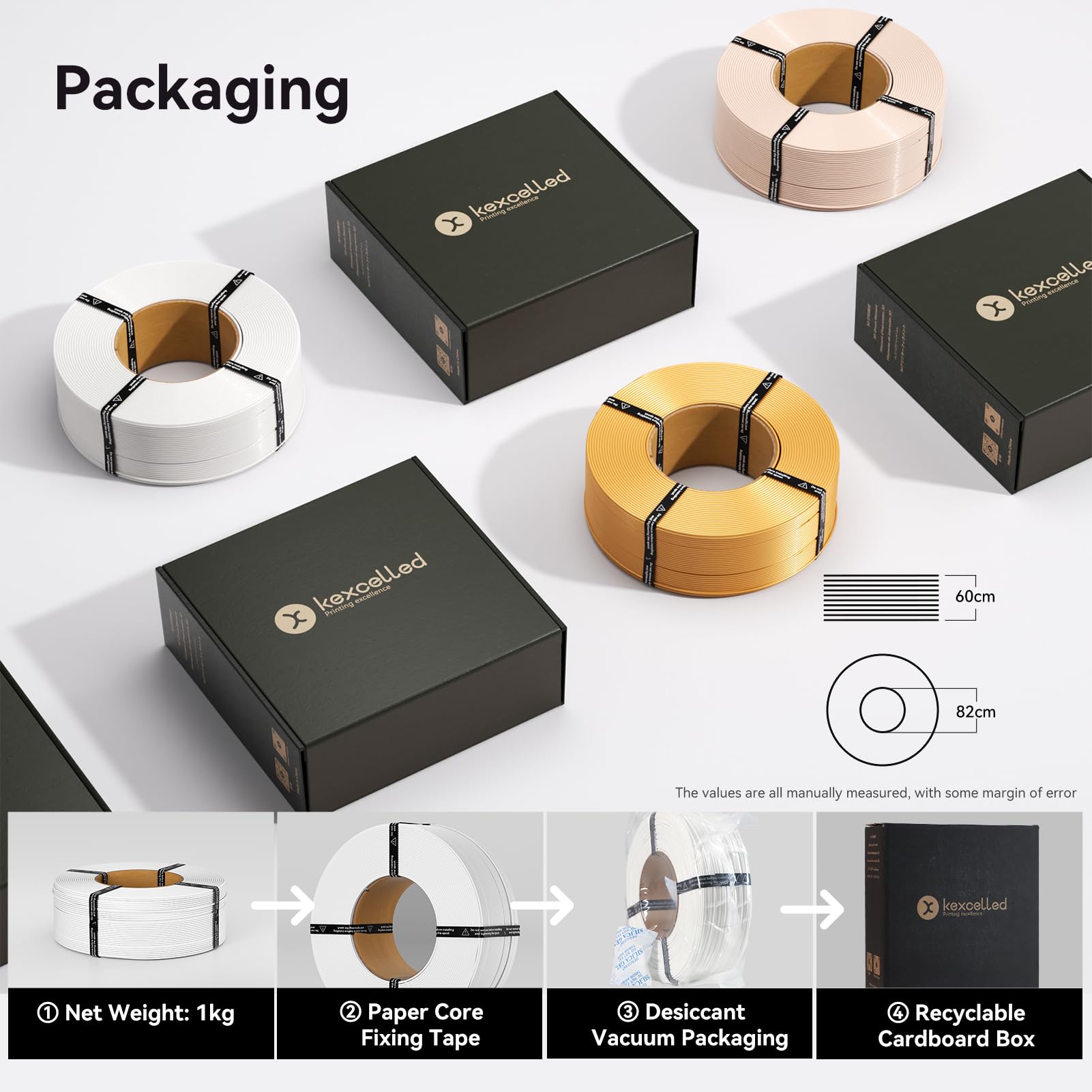 Amazon.co.jp: kexcelled (ケセリング) マット PLA フィラメント