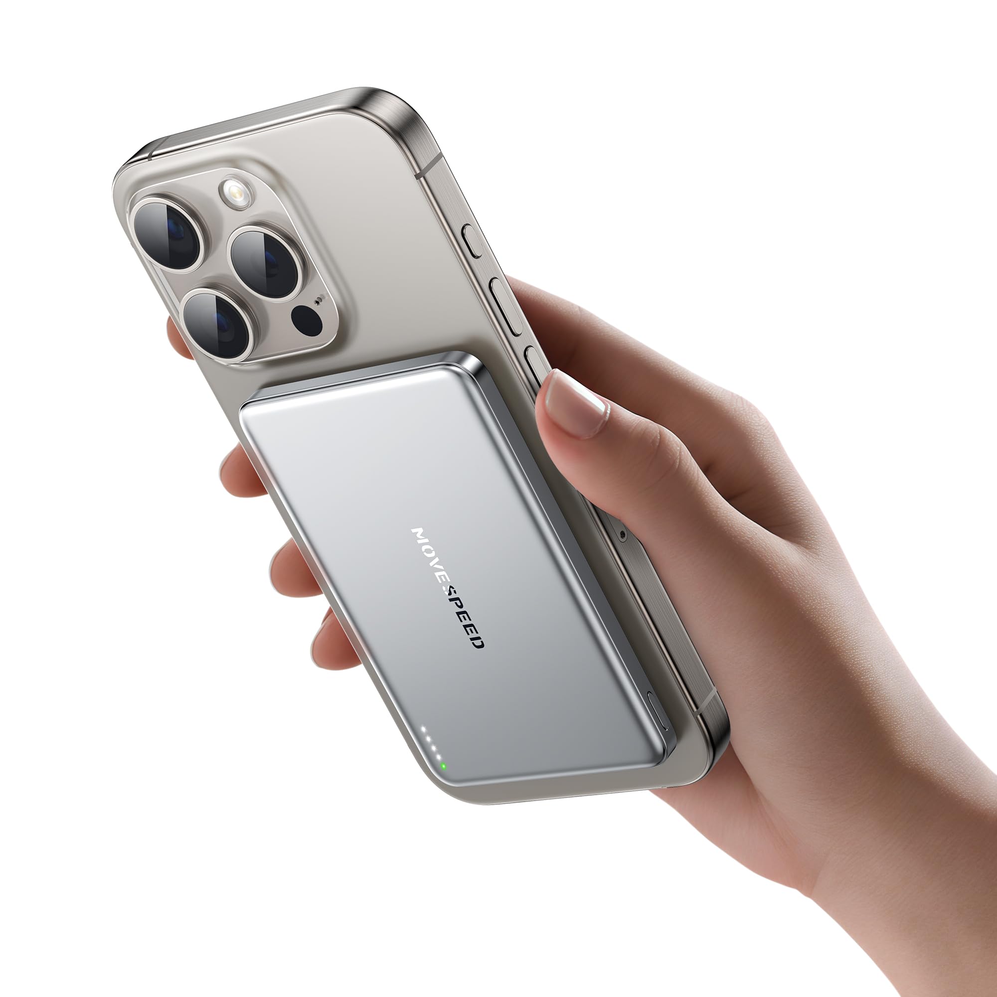 Amazon | MOVE SPEED モバイルバッテリー 軽量 小型 5000mah | MOVE