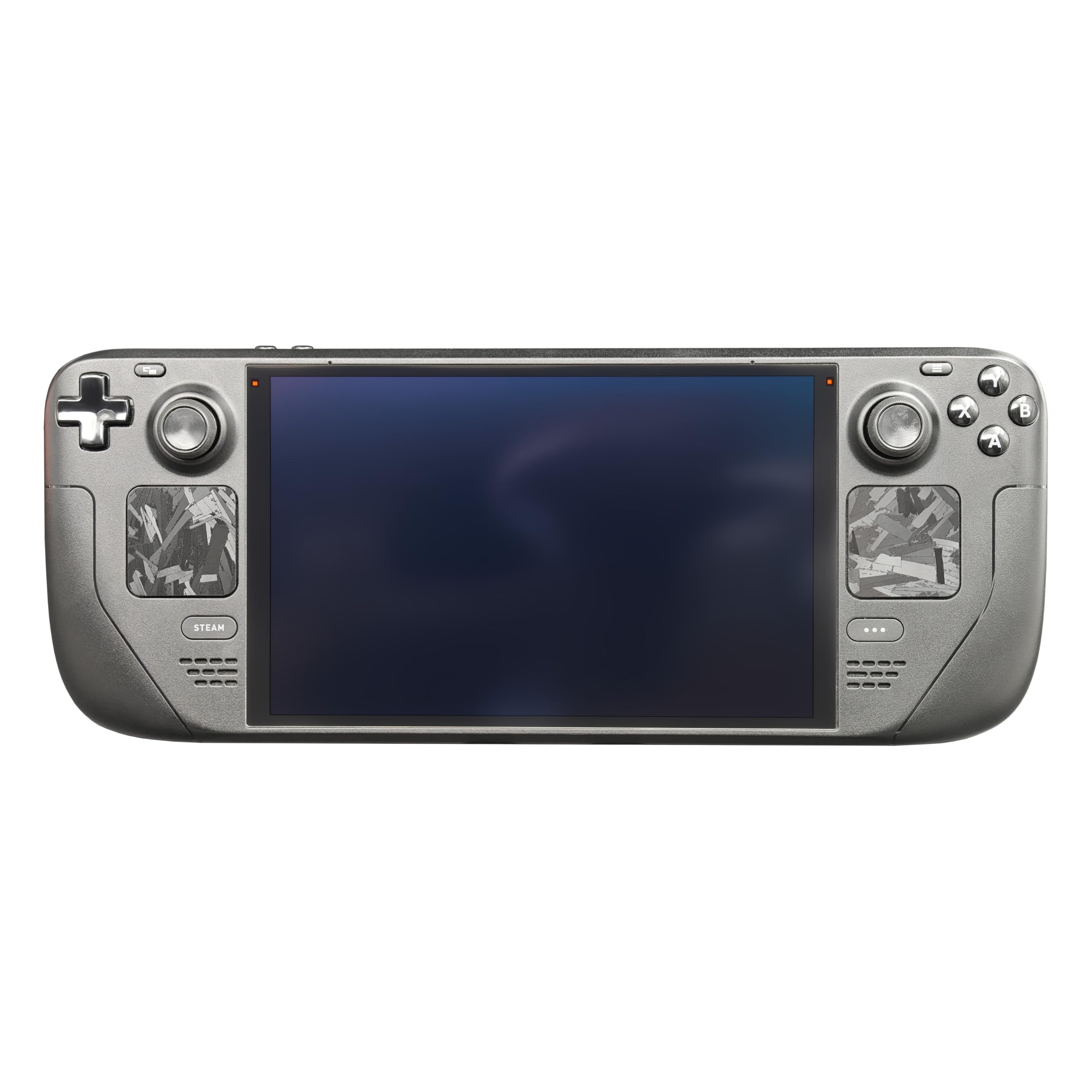 Luck&Link Touchpad Protector Steam Deck, Schutz Haut Textur Aufkleber für steamdeck Touch Trackpads, High End strukturierte Griff Haut(Geschmiedete Kohlefaser-Schwarz, Trackpads) - 5