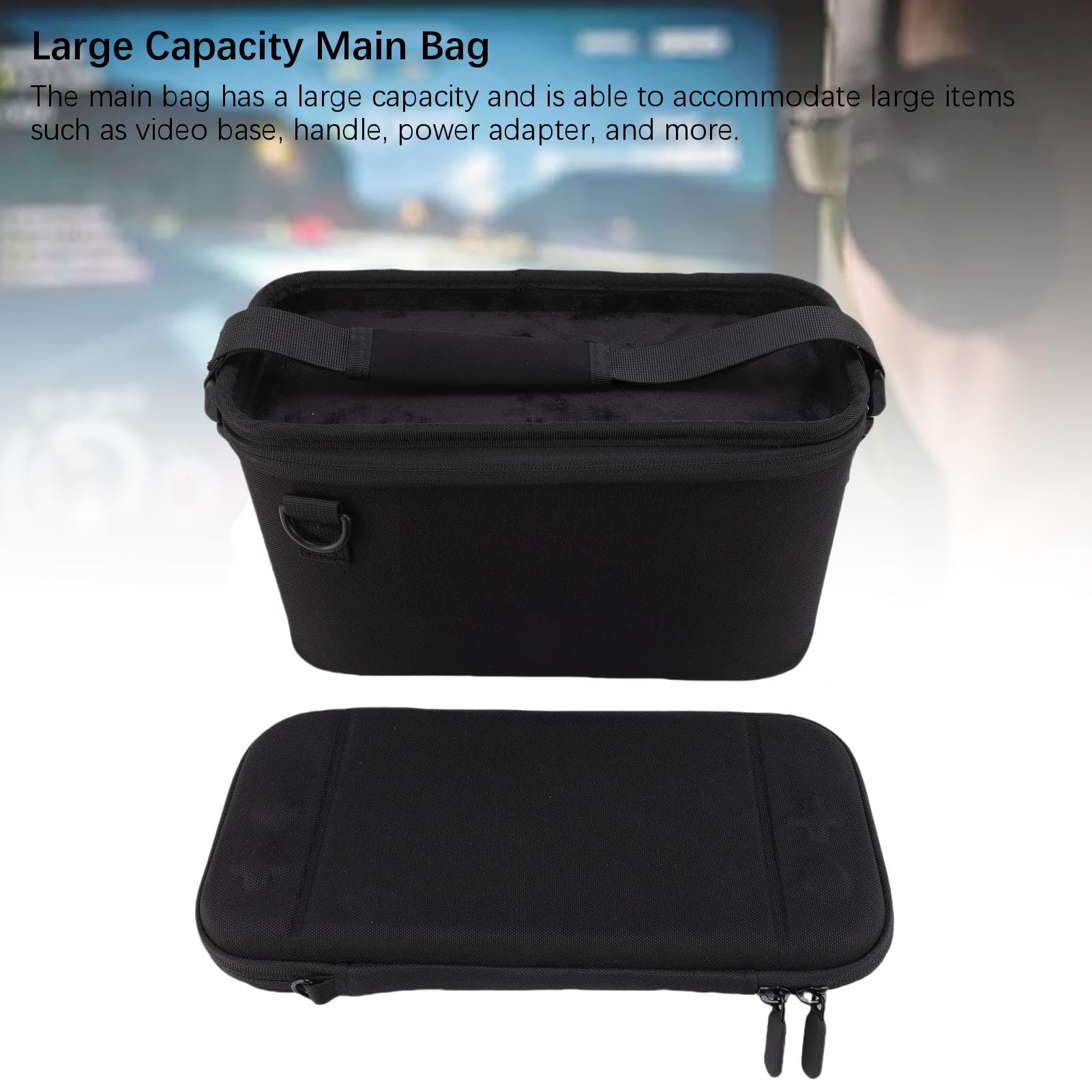 HELEVIA Switchs 2 Borse di Stoccaggio della Custodia, per Console a Tenuta a Tenuta a Tenuta Oxford con Spallatta, Adatto per Interruttori 2 Accessori 24 Carte di Gioco