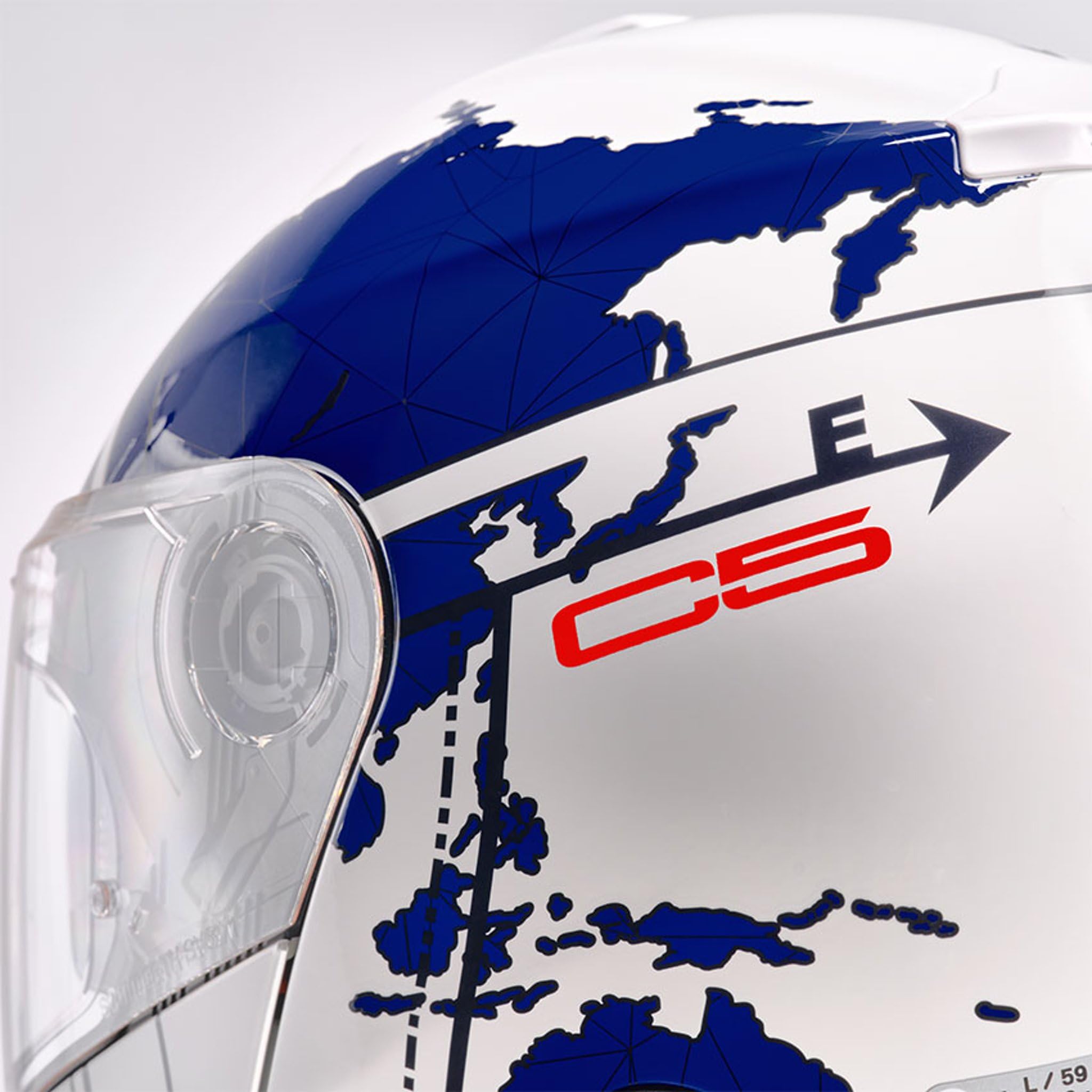SCHUBERTH CASCO C5 GLOBE BLU 61 (XL)