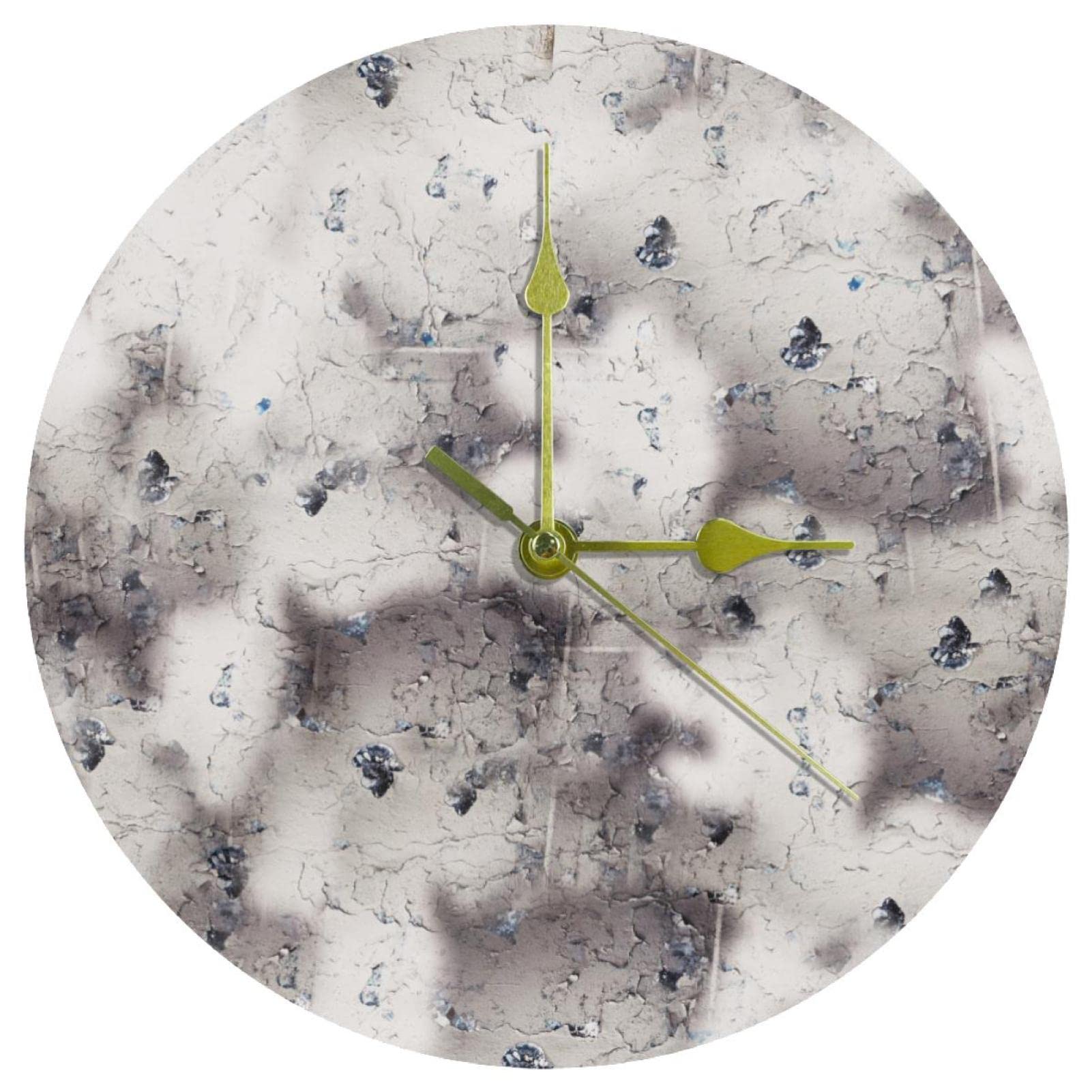 Horloge murale acrylique tortue craquelée pour une ambiance sereine