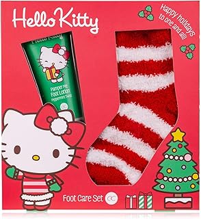 accentra Joli Coffret Cadeau Parfumé Hello Kitty Happy Christmas pour Fille Menthe Poivrée, 1 Unité