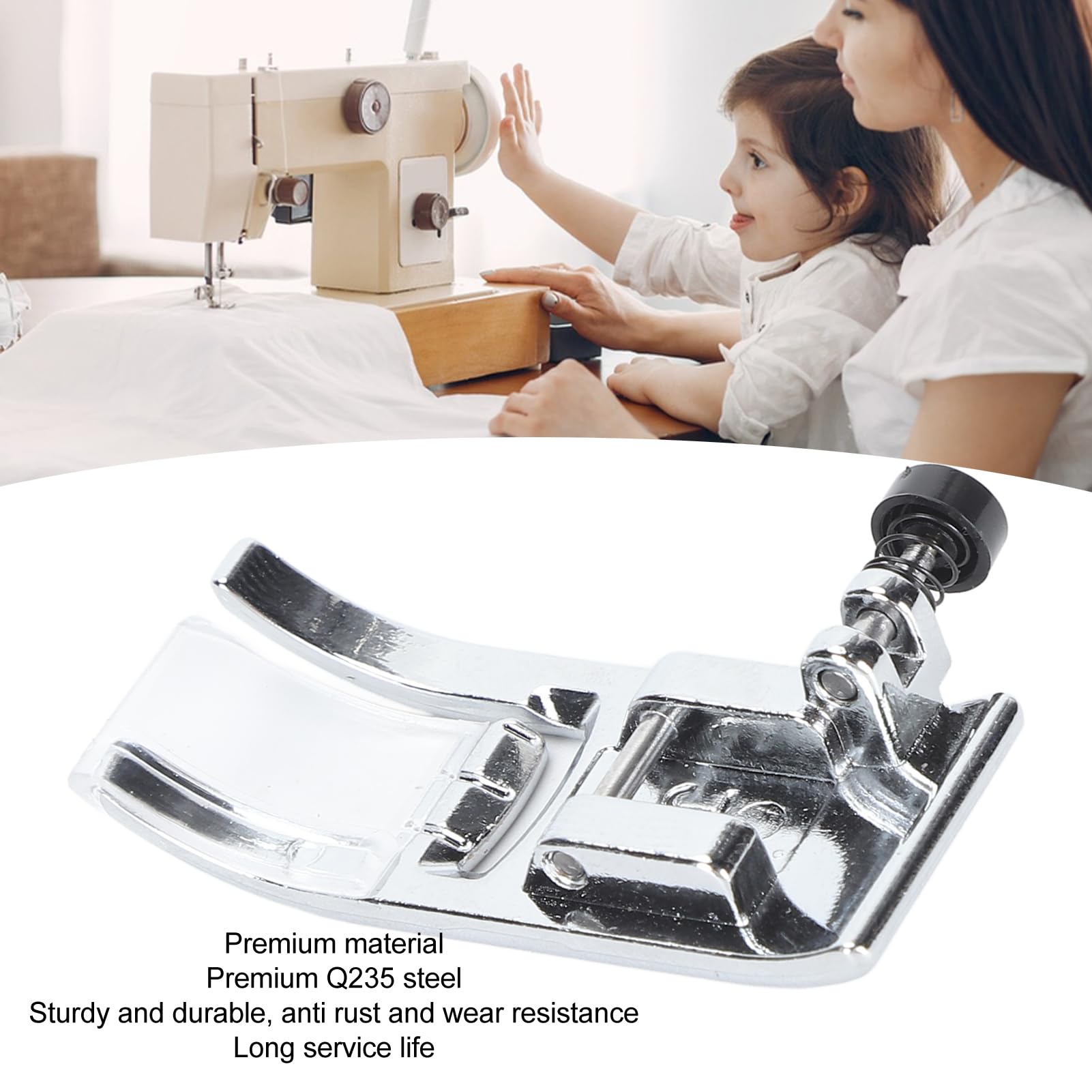 CY-9907 Piedino premistoffa in acciaio inossidabile 5,5 x 3 x 1 cm Accessori per cucire domestici Adatto per orli a nastro | Leroy Merlin