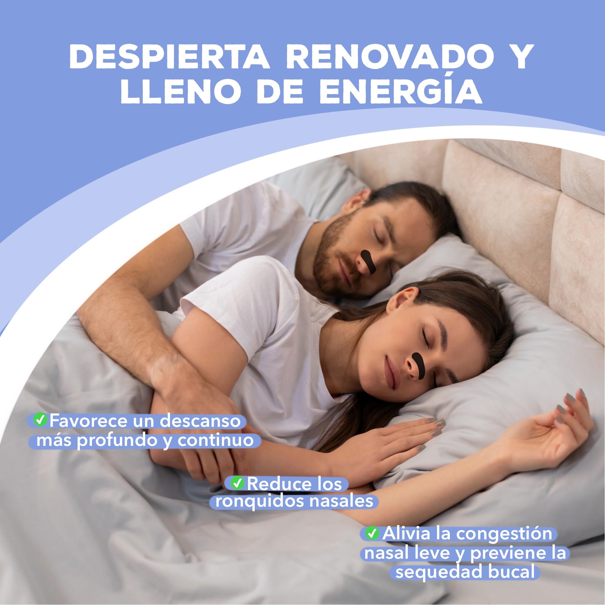 PACK 60 TIRAS NASALES Deportivas. Nasal Strips. Tiras Nasales Antirronquidos para Dormir .Nose Strips. Respirar Mejor por la Nariz. Nasal Strips. Tiritas Nariz Respirar. No mas Ronquidos.