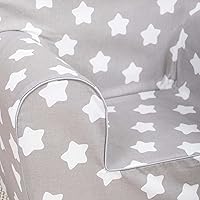 Vista 6 de Delsit Sofá infantil para niños pequeños - Cómodo sillón para niños, sofá de espuma ligera y silla de lectura con funda extraíble, fabricado