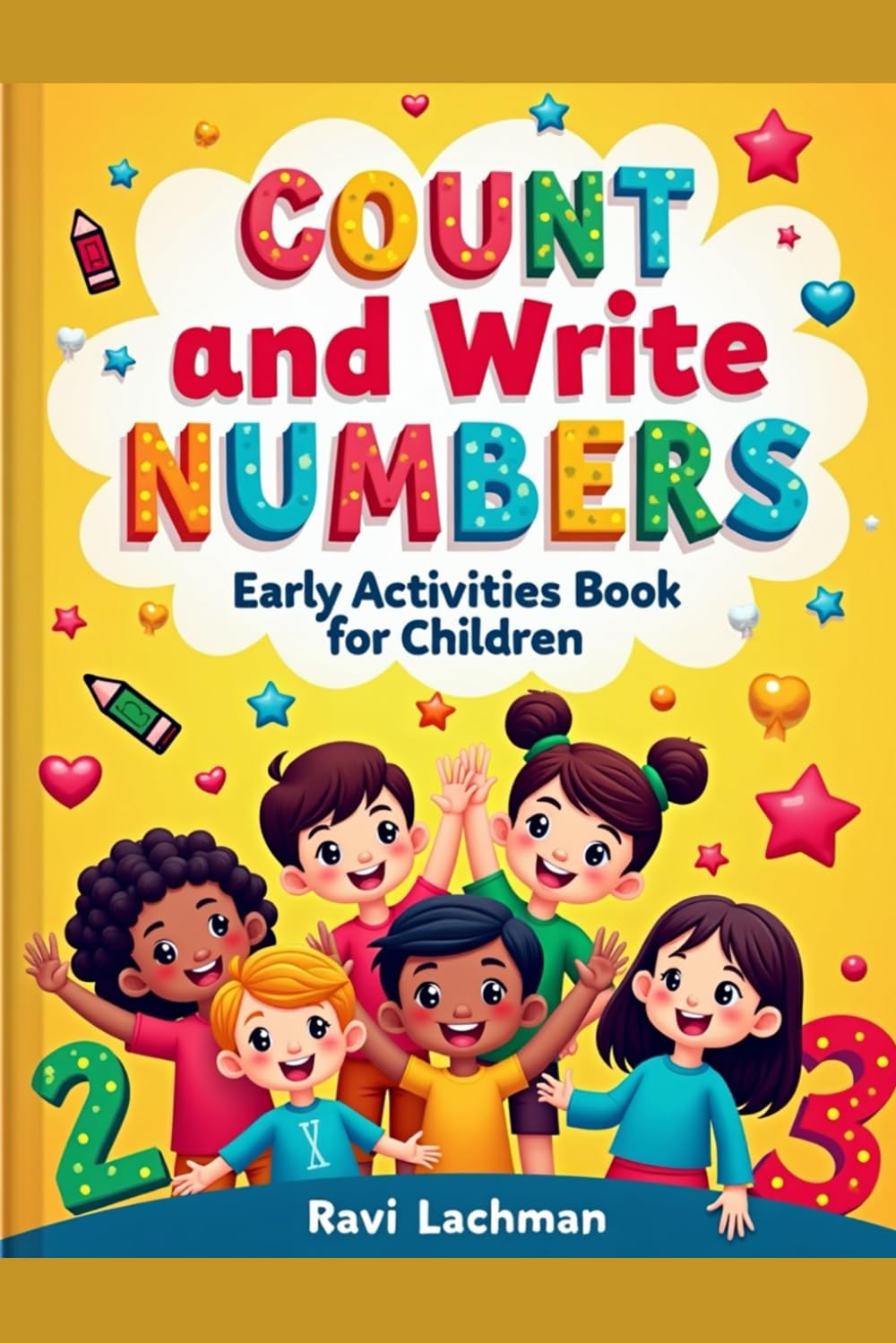 Count and Write Numbers Early Activities Book for Children