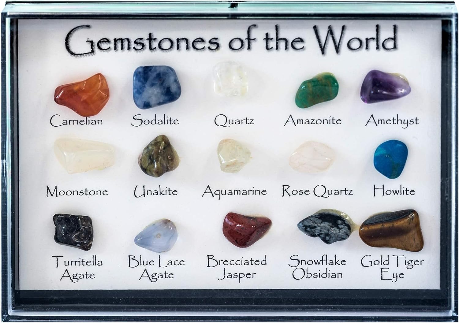 Keycraft GEM MINI CHART Wall Art Plaque, Black, Blue, Green, Rose, Plastic Frame, Glossy Finish, Classroom