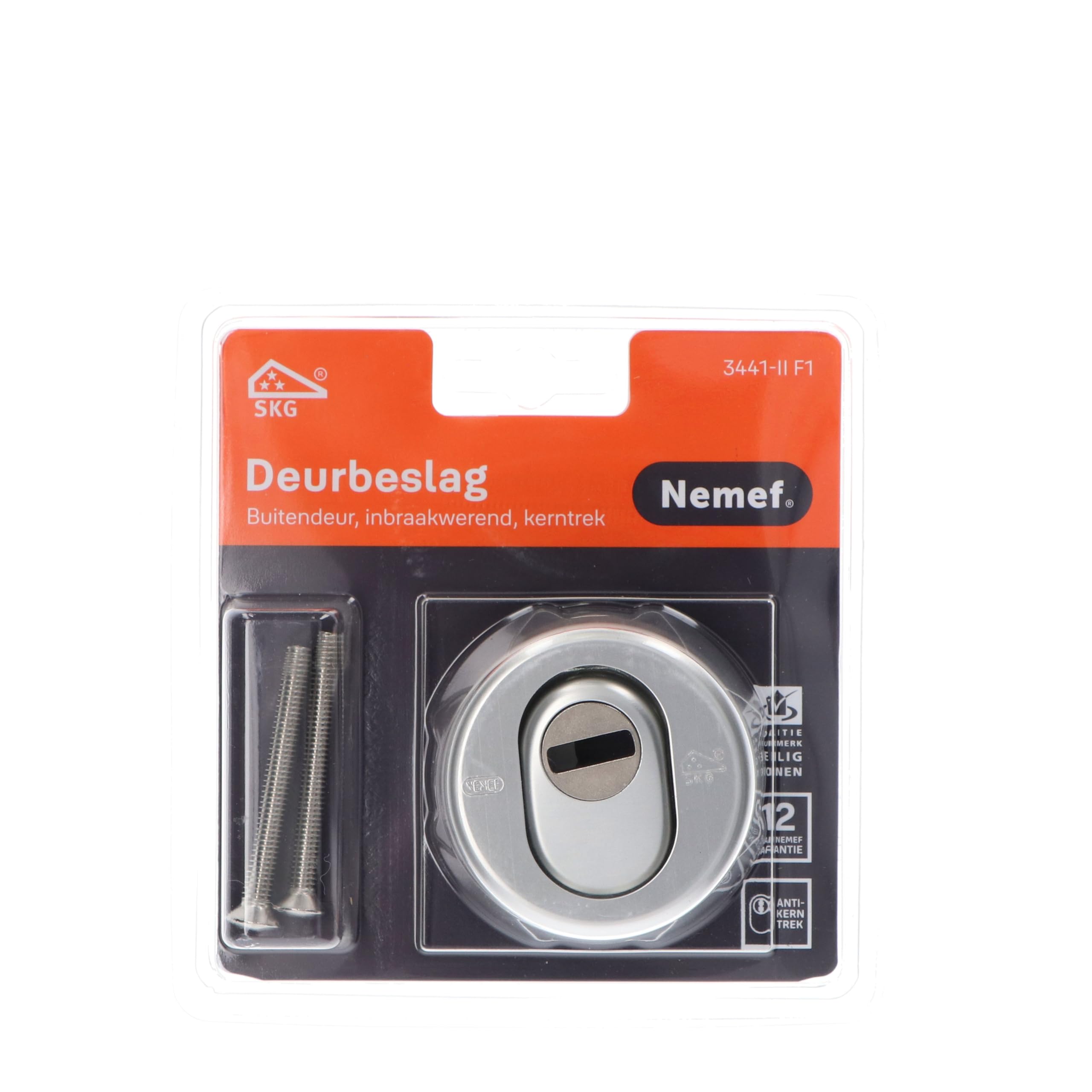 Nemef Sicherheitsrosette 60mm Schwarz - SKG*** Zertifiziert