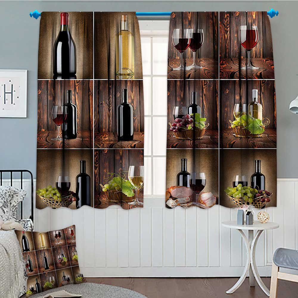 Wine Themed Kitchen Curtains Curtains & Drapes