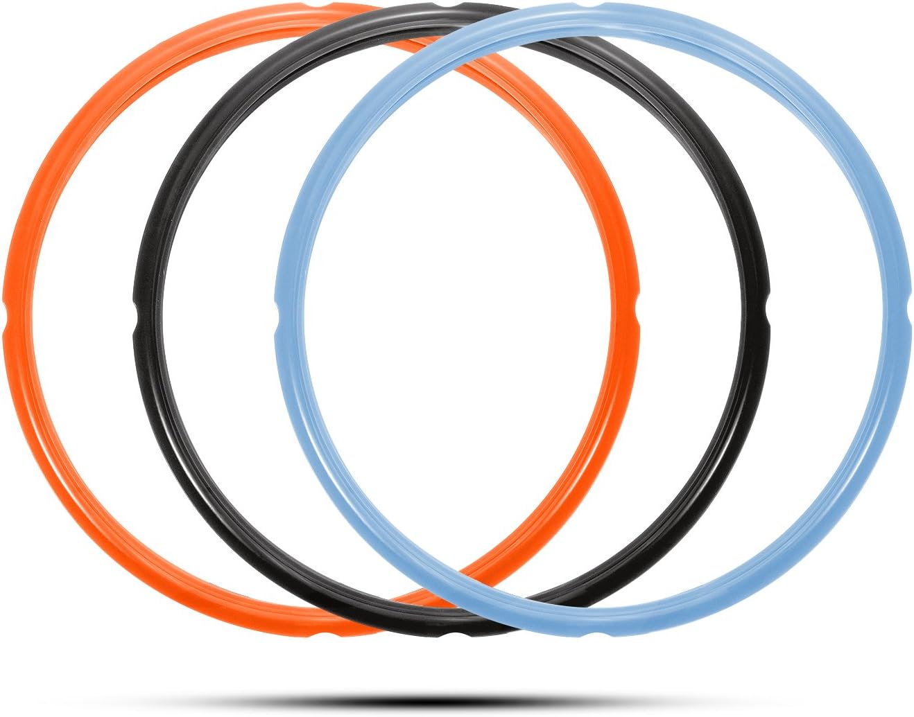 STYDDI Silicone Sealing Ring, Replacement Ring for 8Qt, Duo 8Litre Electric Pressure Cooker, Compatible with 8Qt, Duo 8Litre, BPA-Free, Food-Grade Silicone, 3 Pack