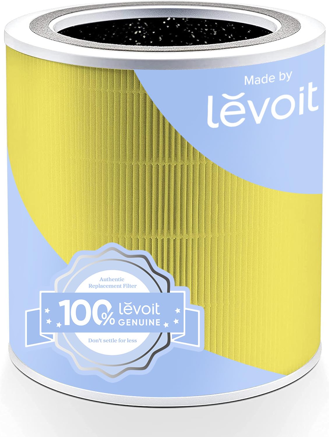 LEVOIT Core 400S Air Purifier Pet Allergy 3-in-1 Replacement Filter, Activated Carbon, Core400S-RF-PA (LRF-C401-YUS), 1 Pack, Yellow