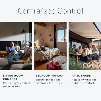 Somfy Telis 16 RTS White Remote - Advanced Multi-Channel Handheld Device for Controlling Blinds, Screens, Awnings & More - Pure Tone with On-Screen Display, Part # 1811081