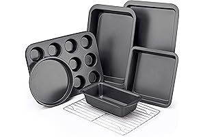 KITESSENSU Professional Baking Pans Sets for Cooking Nonstick