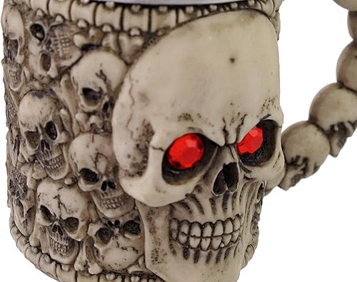 Miniatura 4 de Taza de calavera con ojos rojos Wickedly Awesome
