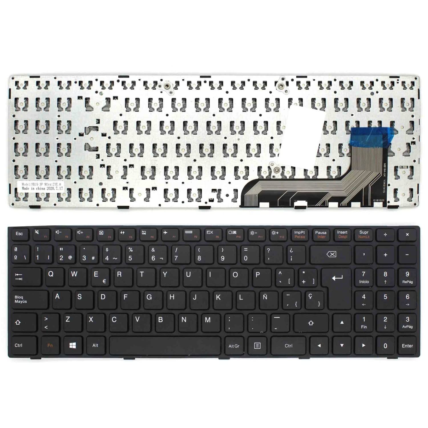 Teclado Compatible con Lenovo IDEAPAD 100-15IBY Essential B50-10 5N20J30783 35041637