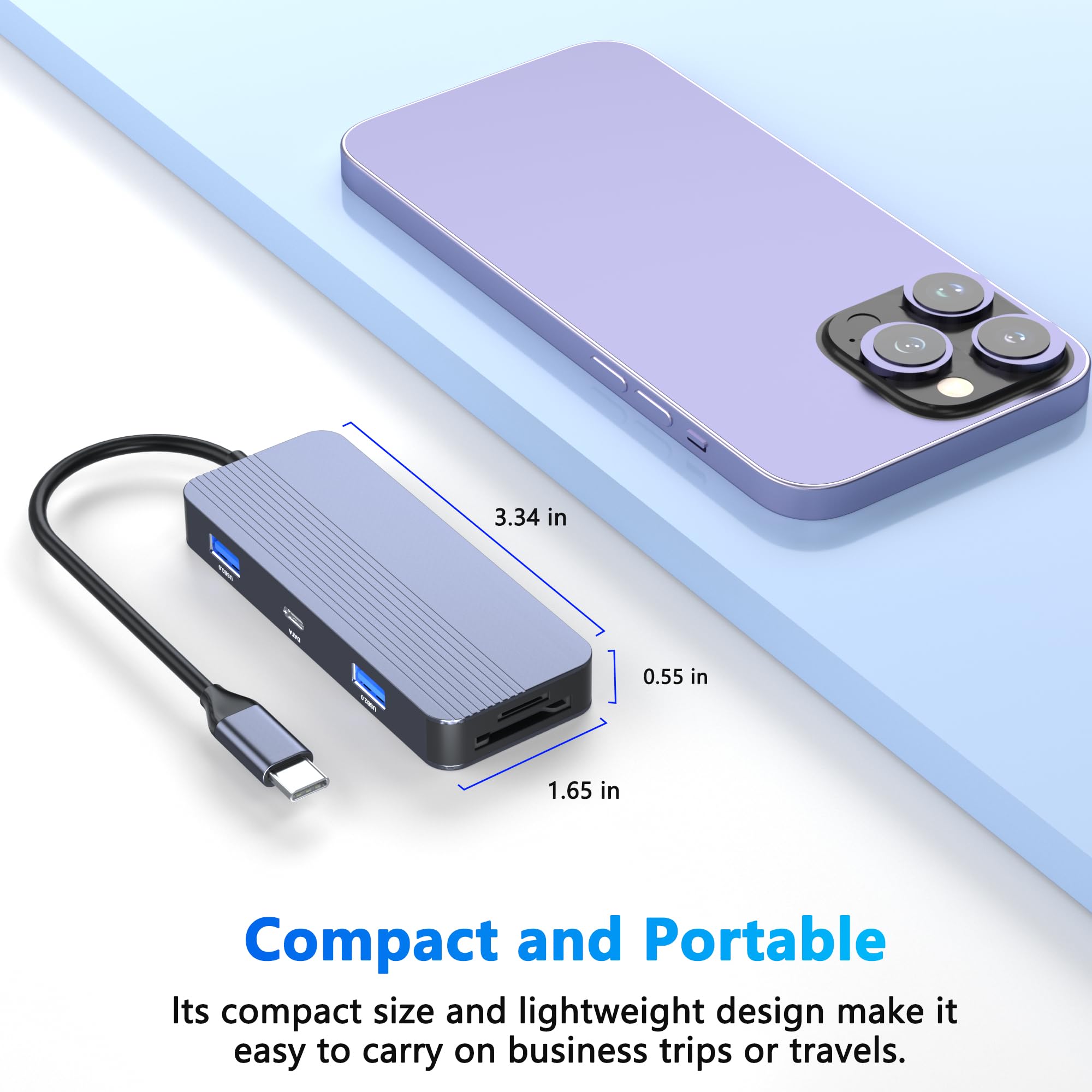 Podwójna stacja dokująca USB C HDMI, 4K @ 60 Hz 8 w 1, podwójny monitor do laptopa Mac/Dell/HP, rozdzielacz HDMI do dwóch monitorów, podwójny adapter HDTV USB C Hub