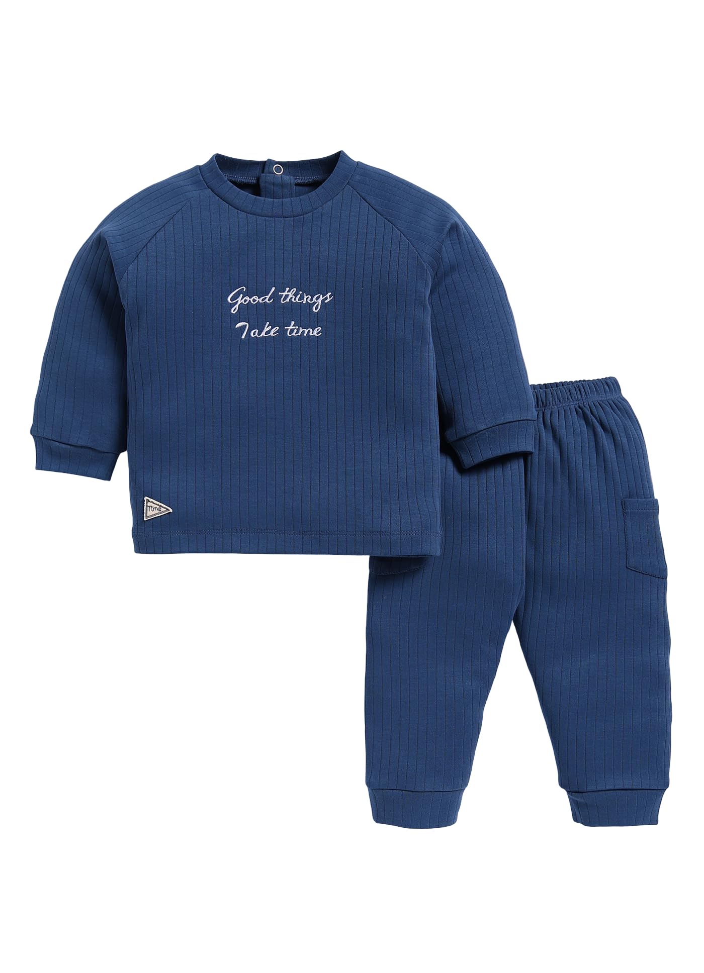 babygo Baby Boys & Baby Girls Cotton Clothing Set | Full Sleeve Shirt & Pants Combo | Newborn Infant Formal Outfit | Soft Breathable Co-ord Set-picture-1