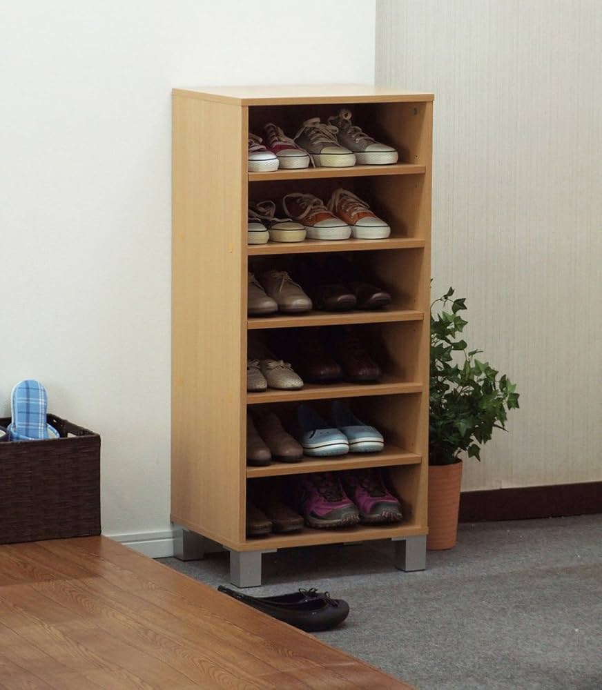 Amazon｜クロシオ オープンシューズボックスW45 ナチュラル 幅