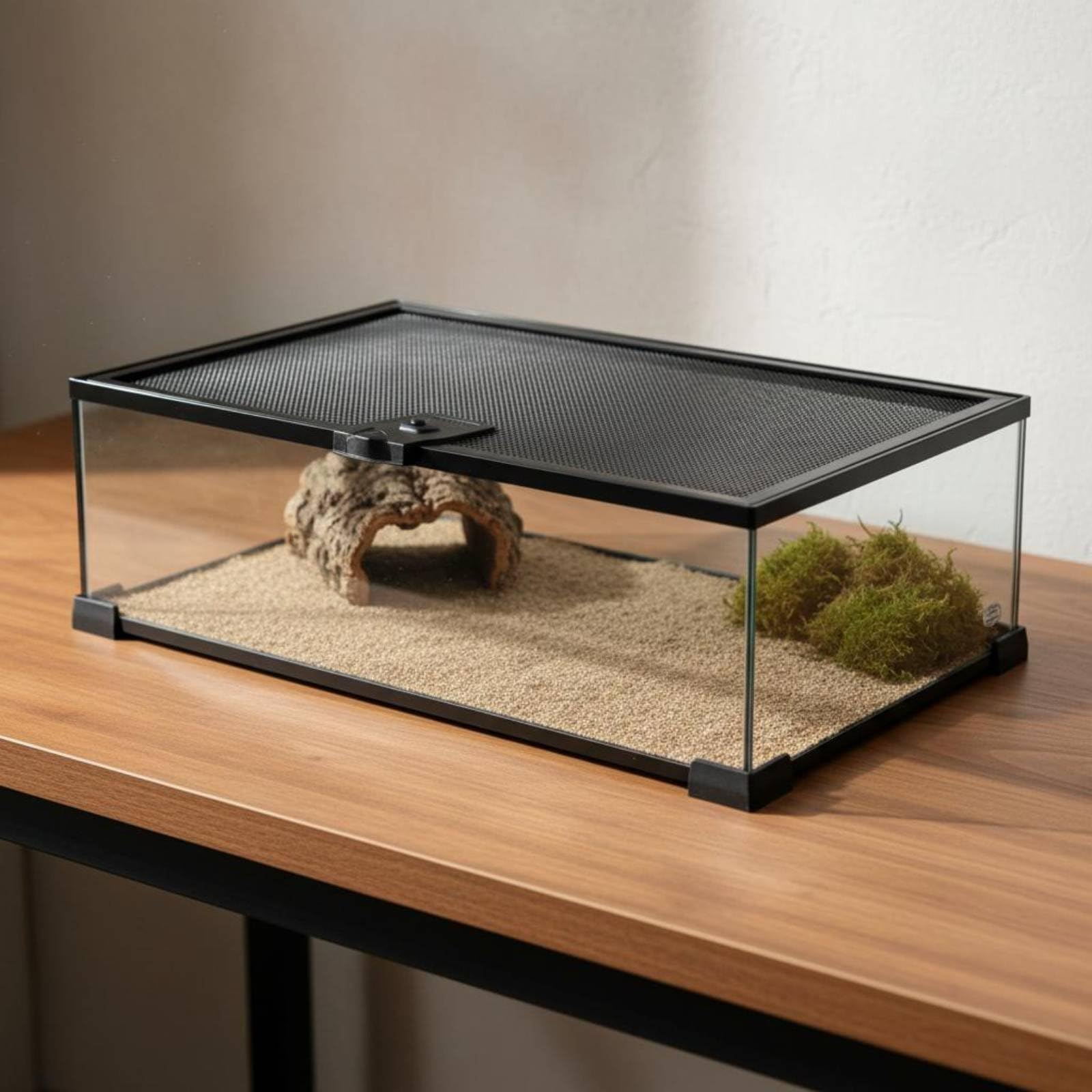 Amazon | KiBcsLic 爬虫類飼育ガラスケース 脱走防止設計 爬虫類ガラス
