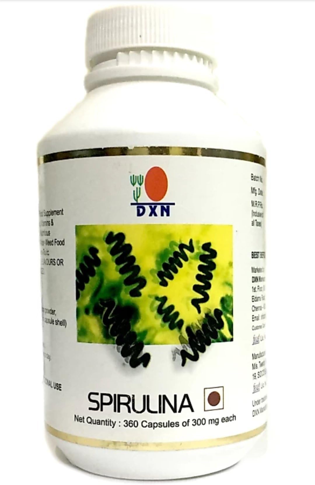 DXN Products Spirulina 360 Caps Qty-1