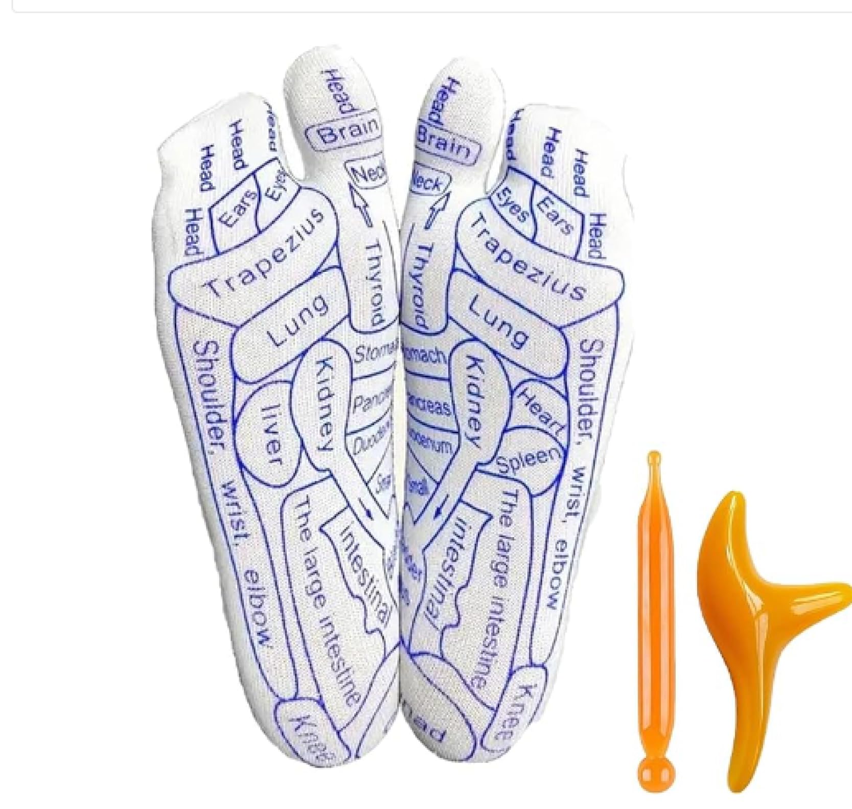 Acupressure Socks Set with Massage Tool - Acupressure Reflexology Socks with Tools - Relief Body Stress & Aches Reflexology Socks for Women and Men