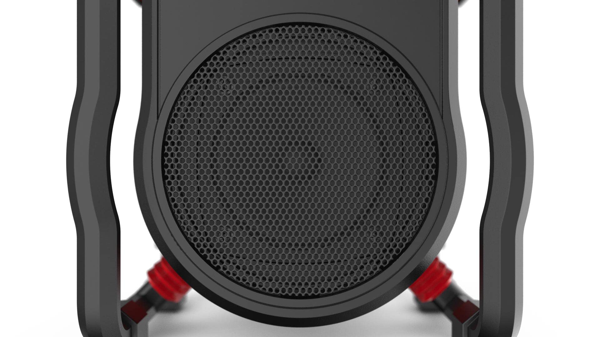 PerfectPro Baustellenradio UBOX400R, DAB+ und UKW-Empfang, Bluetooth, MP3, Radio mit AUX-Eingang, Stoßfest, Wiederaufladbar, Netzstrom und Akku, IP64, UB400R2
