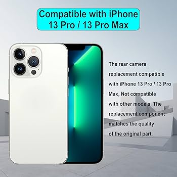 Amazon.com: DGSCSMY for iPhone 13 Pro Max Rear Camera