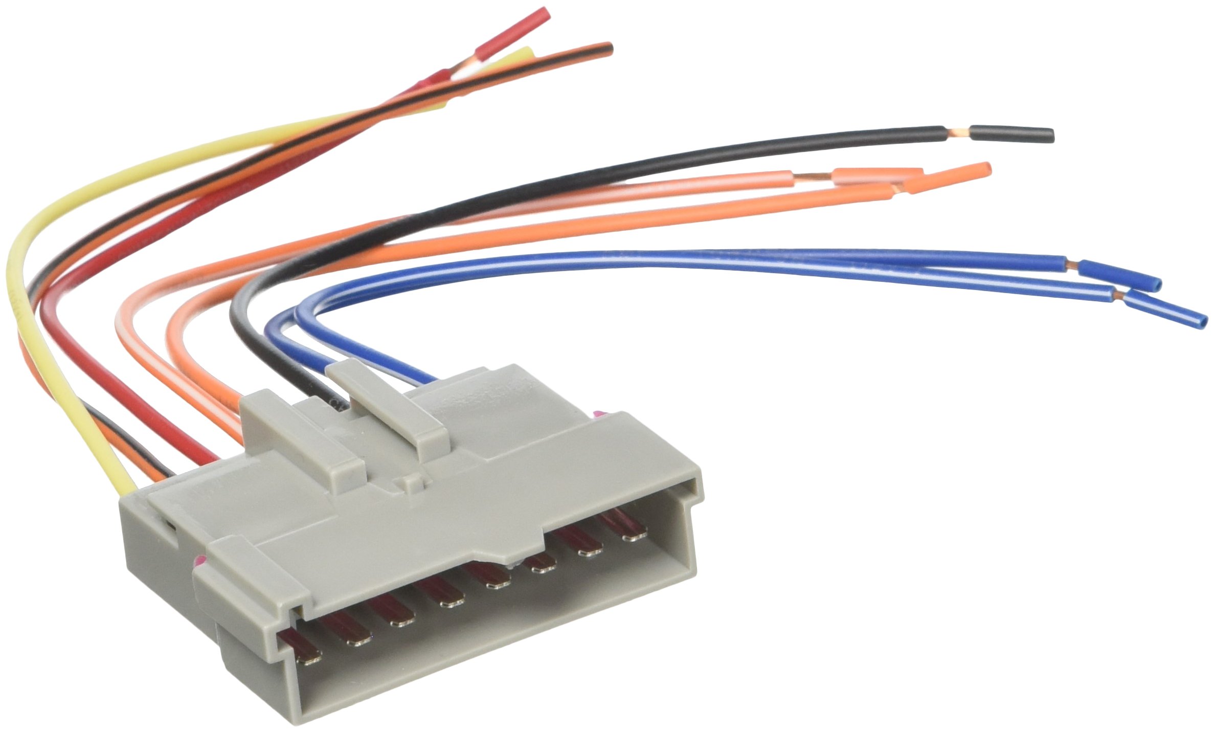 Scosche FD08B Compatible with Select 1986-97 Ford Power Connector / Wire Harness for Aftermarket Stereo Installation with Color Coded Wires only