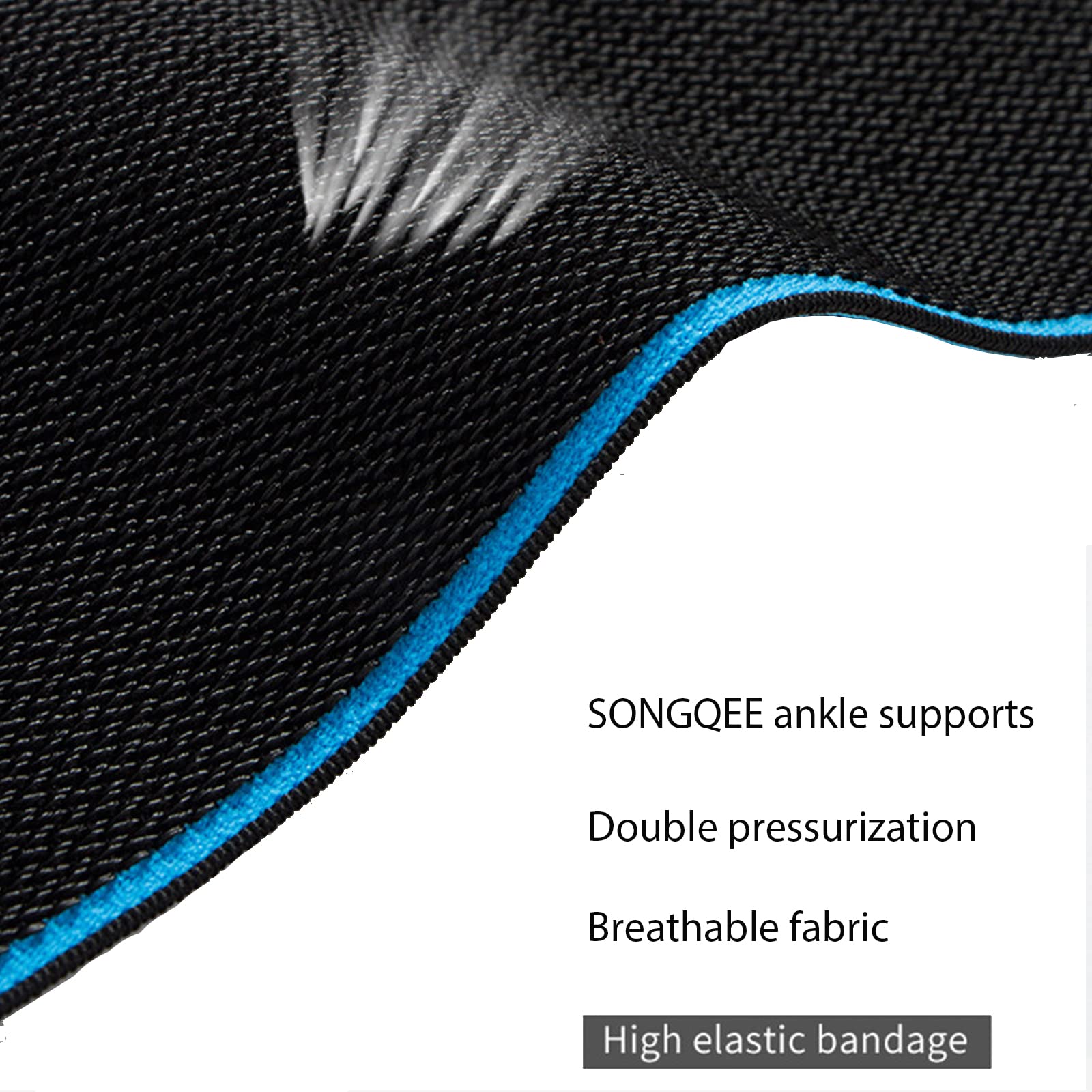 SONGQEE Adjustable Ankle Brace Support Compressin Ankle Straps Foot Sleeves Socks for Achilles Tendonitis Weak Sprained - Image 3