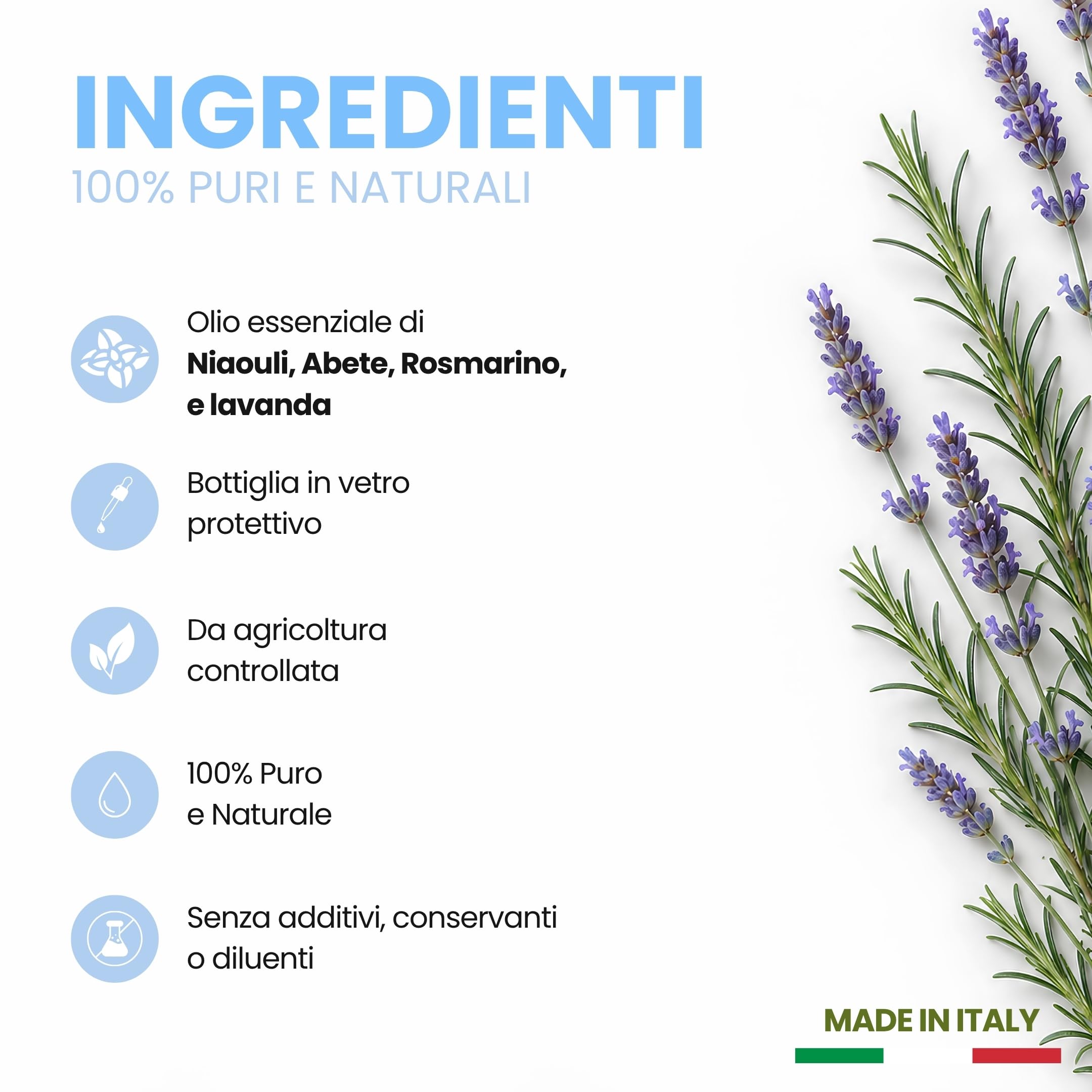 Respiro Kids 15ml, Sinergia di Oli Essenziali Balsamici per Bambini con Niaouli, Abete, Rosmarino e Lavanda, Oli Essenziali Puri per Diffusori, Aromaterapia Compatibile con Polipini Gisa Wellness