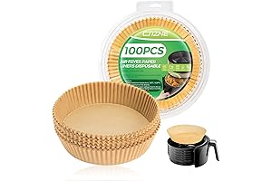 Air Fryer Liner Round: 100 PCS Non-Stick Round Air Fryer Liners