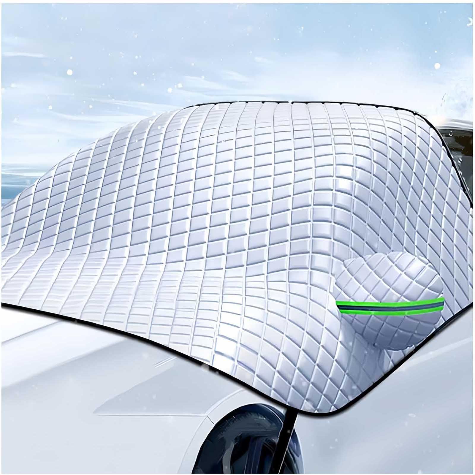 Scheibenabdeckung für Toyota 4Runner 5seats 2010-2014, Schnee Auto Winter Frostabdeckung Sonnenschutz Auto Frontscheibe Zubehör,B 245x145cm