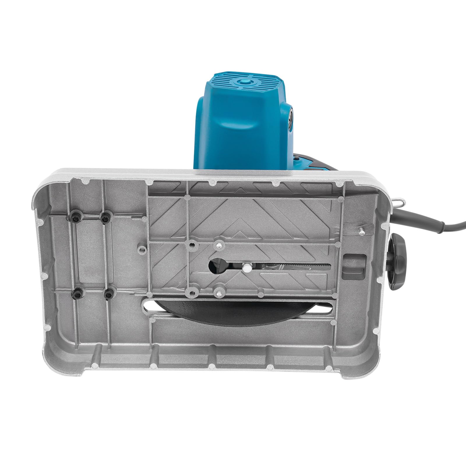 Sierra de inglete y tronzadora, 1200 W, 5200 rpm, hoja de sierra de 185 mm, ángulo de corte 0-45°, profundidad de corte de hasta 50 mm, sierra de corte para madera, acero, metal y azulejos