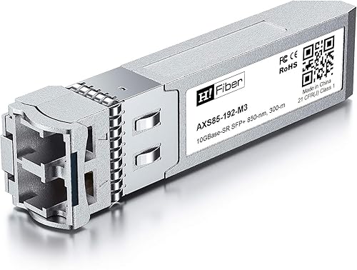 Miniatura 2 de Paquete de 10 módulos SFP+ LC multimodo 10G, transceptor de fibra 10GBase-SR para Ubiquiti UniFi UF-MM-10G, Mikrotik, Netgear, D-Link, TP-Link y más