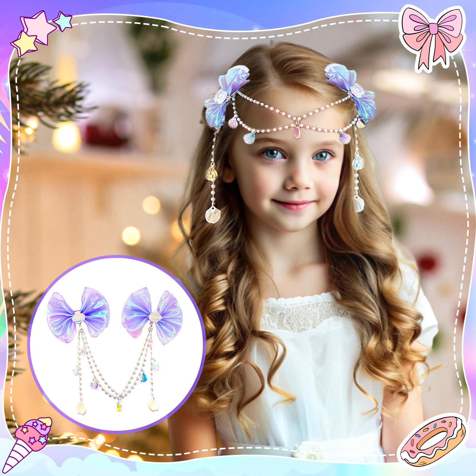 Calendario Avvento Bambina 2025 Calendario Avvento Bambini 24 Giorni Natale Conto Alla Rovescia Giochini per Calendario avvento Gioielli per Capelli Collana DIY 3-12 anni Regalo Natale Ragazza