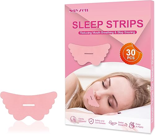 Mouth Tape for Sleeping, Mundpflaster Anti Schnarch, 30 Stück Mundkleber Nachts 