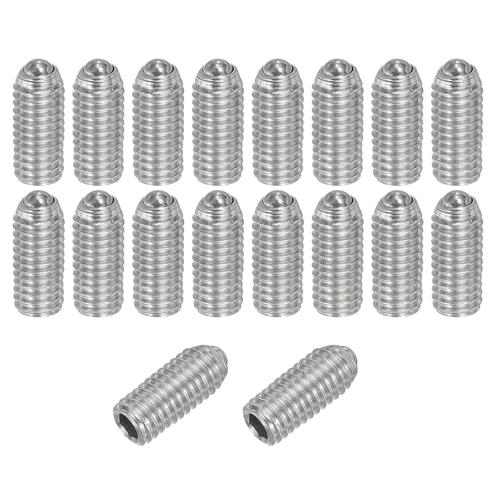 PATIKIL M5x12mm Ball Point Set Screws