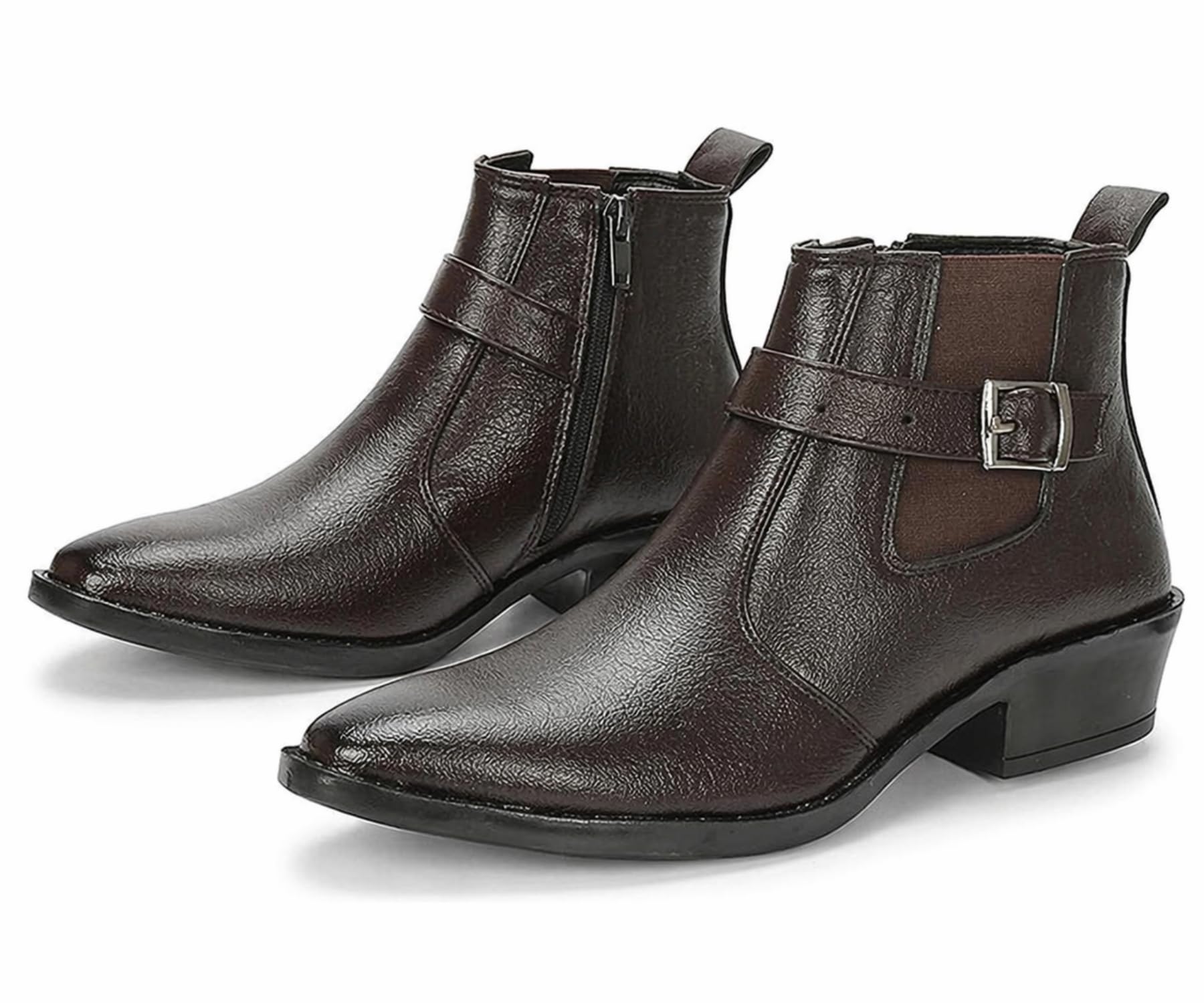 Kraasa Topaz Chelsea Boots for Men Brown