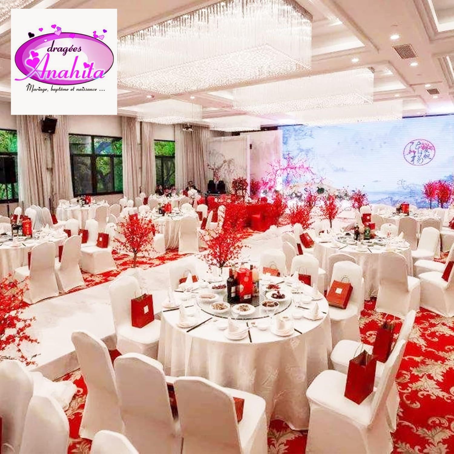 Housse de Chaise Universelle Lycra Extensible | Couleur : Blanc | Déco Mariage - Banquet - Fêtes | Evènements Privés et Professionnels | Lavable - Réutilisable (50)