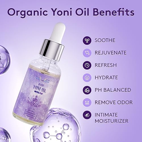 Miniatura 5 de Juego de lavado femenino y aceite Yoni natural, Yoni Wash con equilibrio de pH elimina el olor y la hidratación, 2 x 1 onza de aceite femenino y