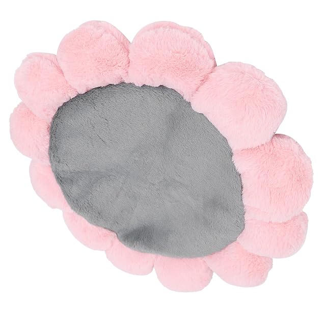 Foto 5 de 8 de Colchoneta para Dormir con Forma de Flor para Mascotas, Alfombrilla para Mascotas, Cojín Tipo Nido